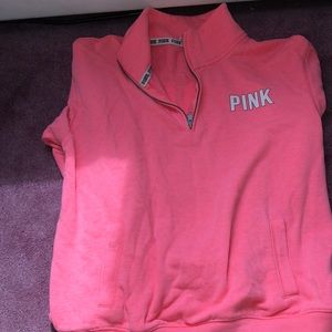 VS Pink quarter zip